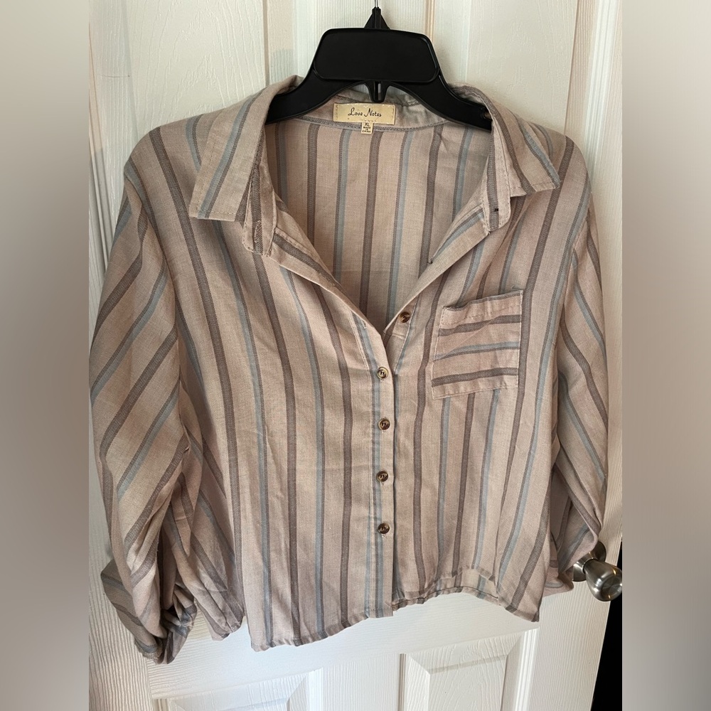 Classic Stripped ‘ flaired’ Top